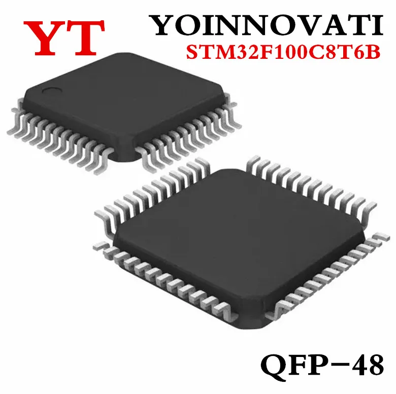 

Free shipping 50PCS STM32F100C8T6B STM32F100 32F100C8T6B LQFP48 Best quality