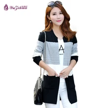 New font b Women b font Sweater 2017 Long Cardigan Slim Pocket Loose Knit Sweater Outwear
