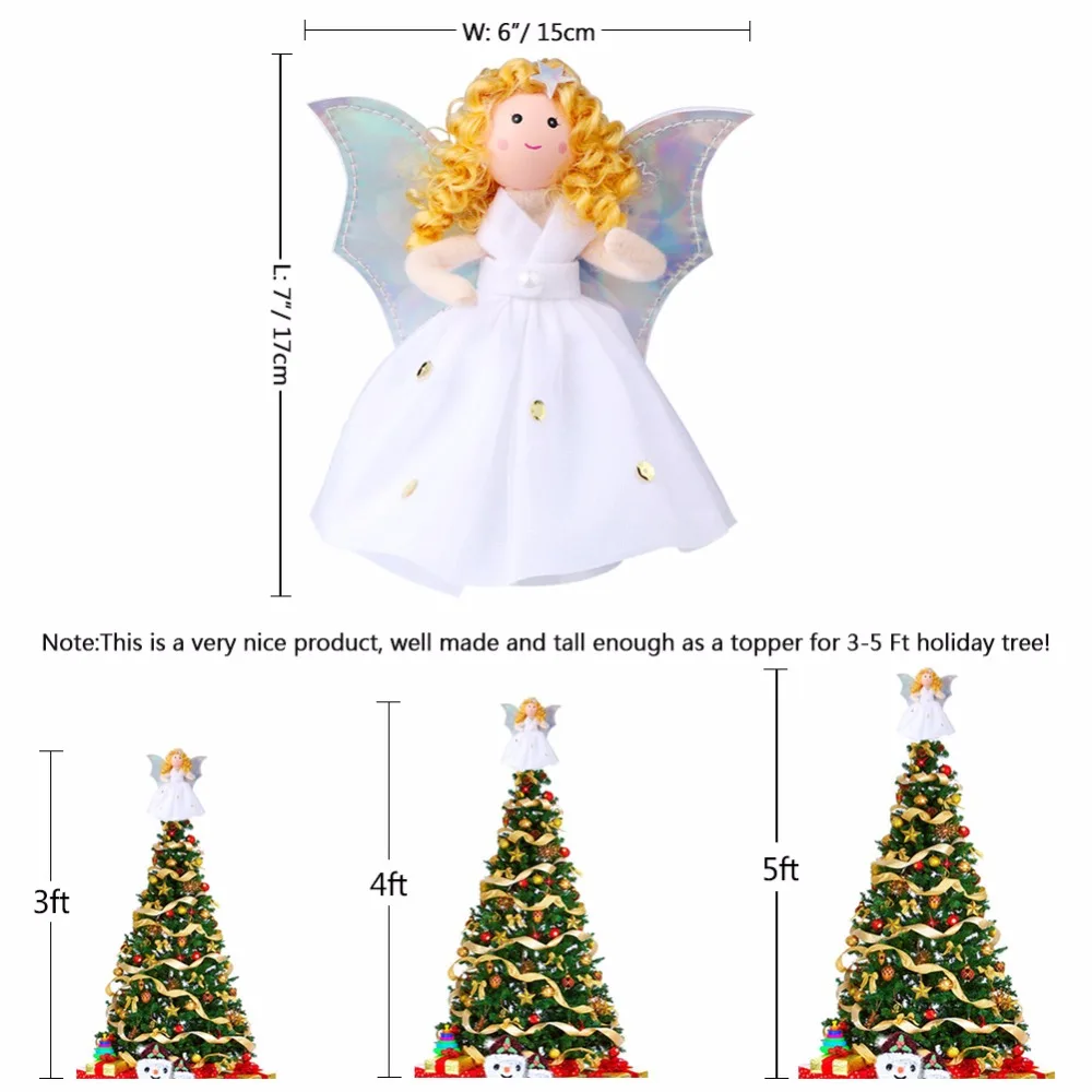ourwarm christmas tree topper angel new year guardian angel new years toys gifts christmas tree decorations for a holiday in tree toppers from home - Christmas Toppers ourwarm christmas tree topper angel new year guardian angel new years toys gifts christmas tree decorations for a holiday in tree toppers from home - Christmas Toppers