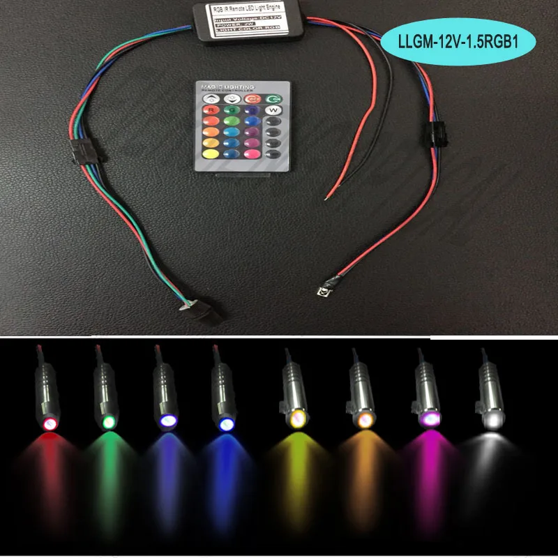 multicolor led system car remote control