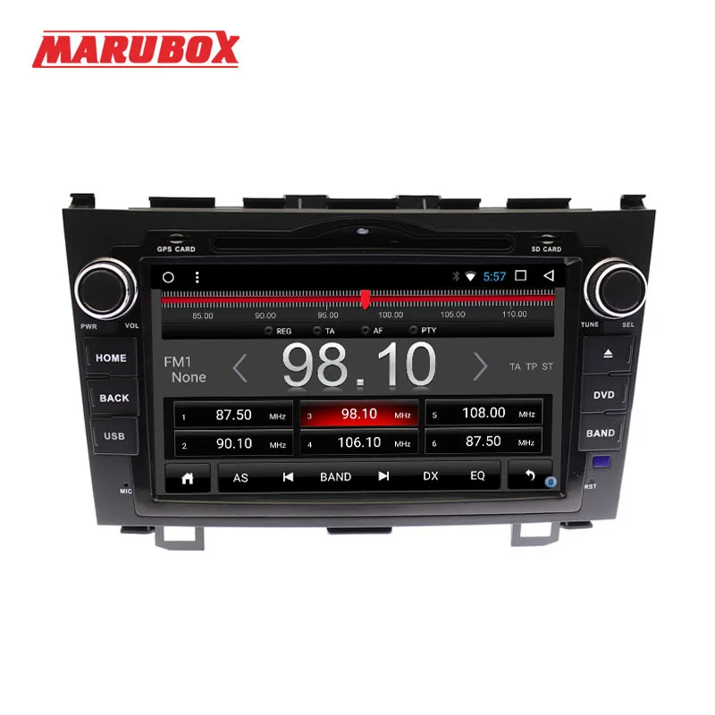 Marubox 8A001DT8 Штатная магнитола для Honda CR V 2007 2012 Android 8.1 Процессор Allwinner T8 Octa Core (8 ядер)