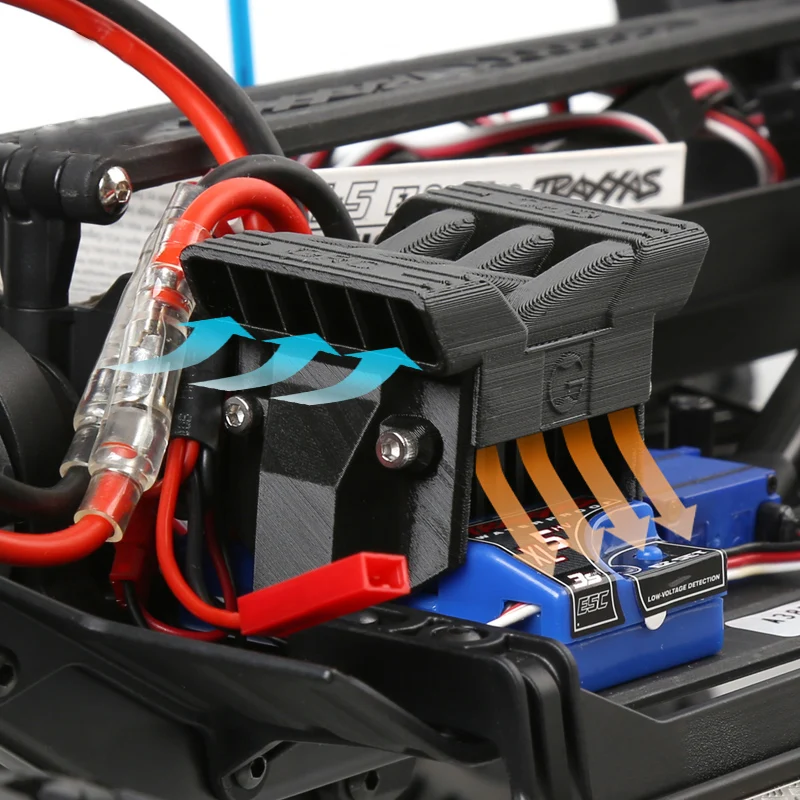 Кронштейн вентилятора радиатора LNL для Traxxas trx-4 T4 | Игрушки и хобби