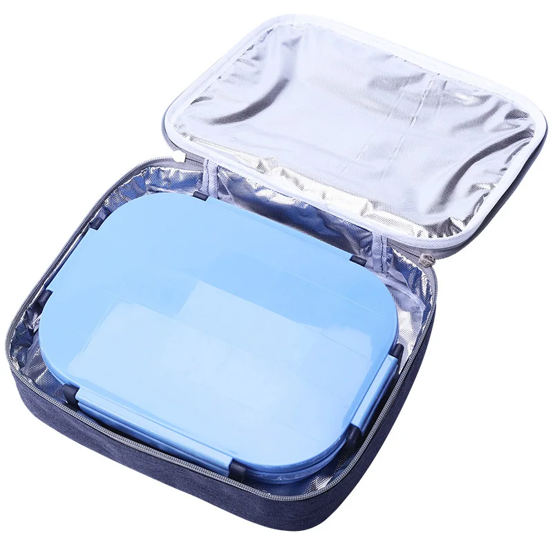 3.7L прямоугольная сумка-холодильник, маленькая портативная коробка для ланча, пикника, термоупаковка со льдом, еда, свежая, сохраняет тепло, переноска, крутая сумка, сумочка