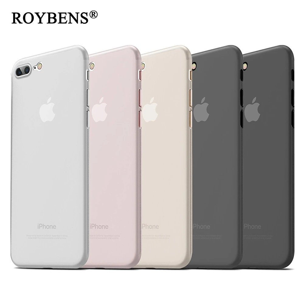 Roybens 0 35 мм тонкий ультра-тонкий легкий матовый прозрачный жесткий защитный чехол