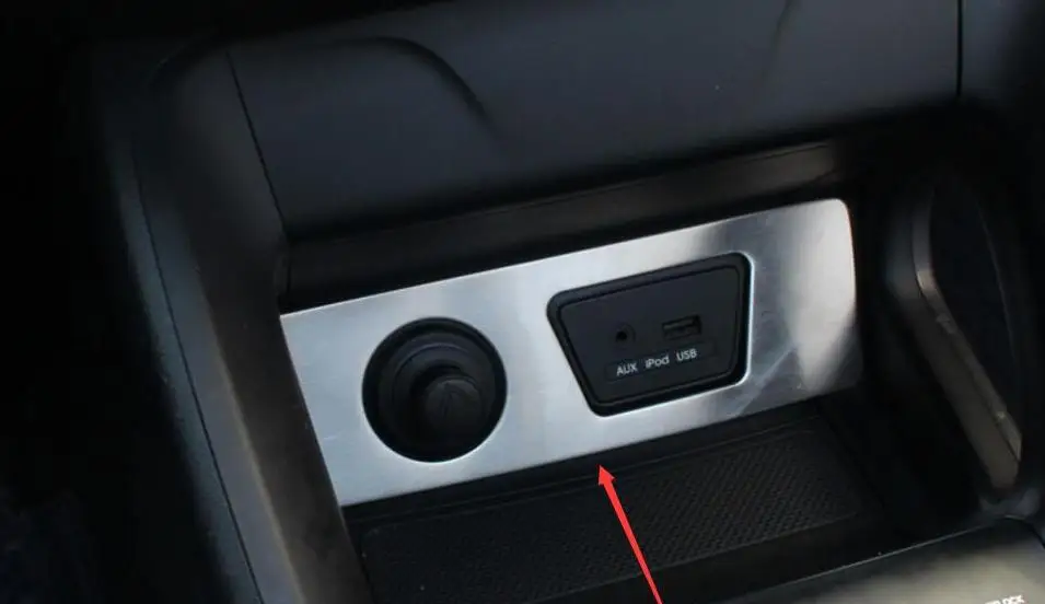 

Car styling Accessories for Hyundai IX35 control decorative sequins Cigarette lighter bright stainless steel frame trim