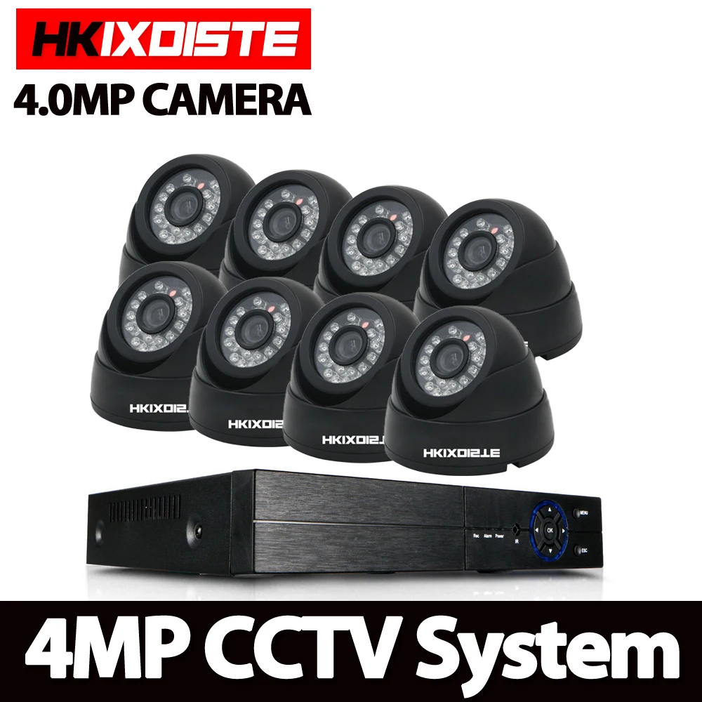 4mp HD CCTV Системы 8ch AHD dvr комплект 8 шт. 4.0mp 2560*1440 безопасности Камера Крытый наружного наблюдения DIY комплект легко удаленного просмотра