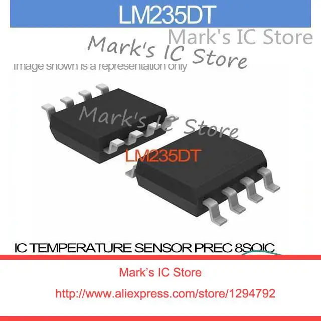 LM235DT IC TEMPERATURE SENSOR PREC 8SOIC LM235D 235 LM235 235D LM23 ...