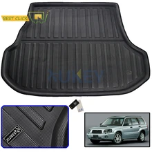Задний багажник Грузовой Коврик для Subaru Forester 2003-2008 Грузовой лоток багажника загрузки коврик ковер протектор 2004 2005 2006 2007