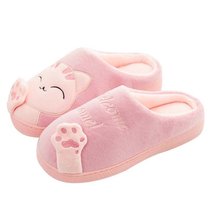 Kids Cat Claw Slippers For Girls Boys Flip Flops Children Pussy Home Shoes Winter Indoor Warm Cotton Animal Plush Fur Slippers Kids Cat Claw Slippers For Girls Boys Flip Flops Children Pussy Home Shoes Winter Indoor Warm Cotton Animal Plush Fur Slippers