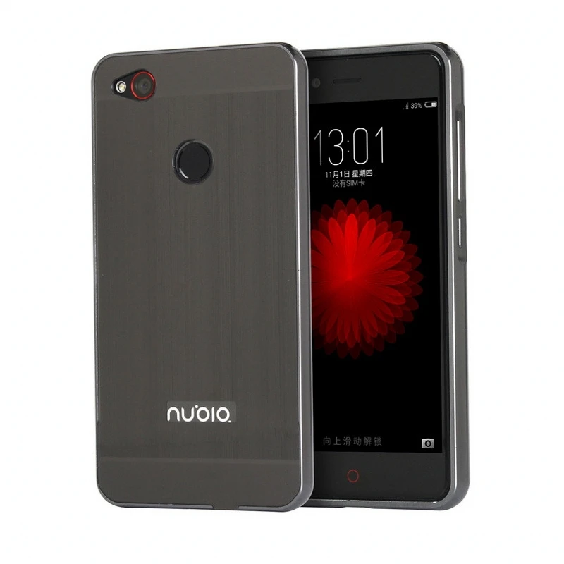 

Case for ZTE Nubia Z11 Mini Cover Original Shockproof Metal Aluminum Frame Ultra thin Plastic Cover for ZTE Nubia Z11 Mini Case
