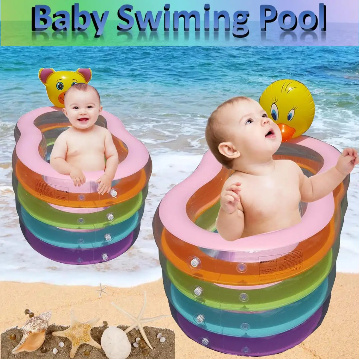 

156cm Children Bathing Tub Baby Home Use Paddling Pool Inflatable Cute Swimming Pool Kids Inflatable Pool Freeshipping
