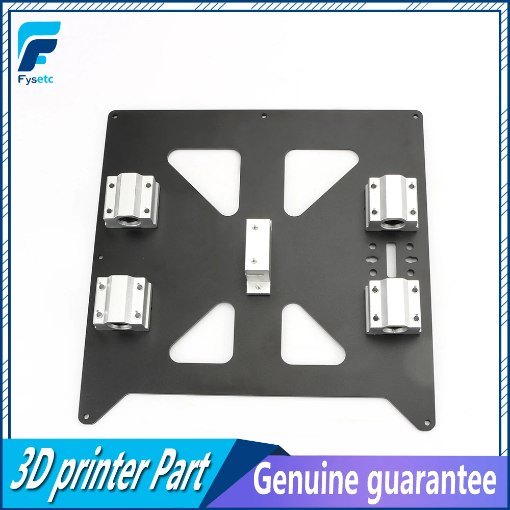 Скидка Алюминиевая Y карета анодированная пластина с SC8UU pgrade Prusa i3 V2 Горячая кровать опорная пластина для Prusa i3 RepRap DIY части 3d принтера