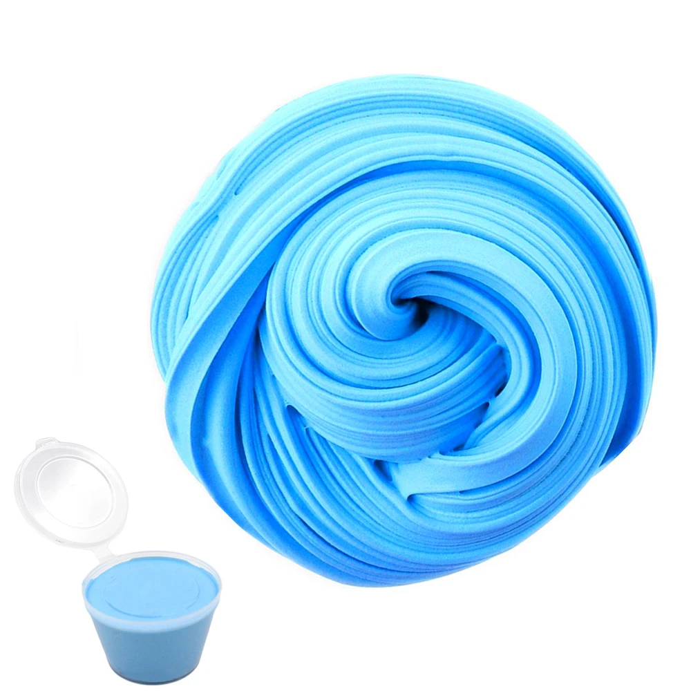 面白いボックスdiy綿スライム粘土 3dふわふわfloamスライム用品ストレスリリーフ抗ストレスポリマー粘土クラフト泥のおもちゃ子供 モデリング粘土 Aliexpress