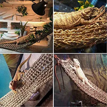 

2019 Hot Sale Lizard Hammock Bask Platform Bearded Dragon Iguana Rat Reptile Toy New Lazy hammock accessories ratten hangmat