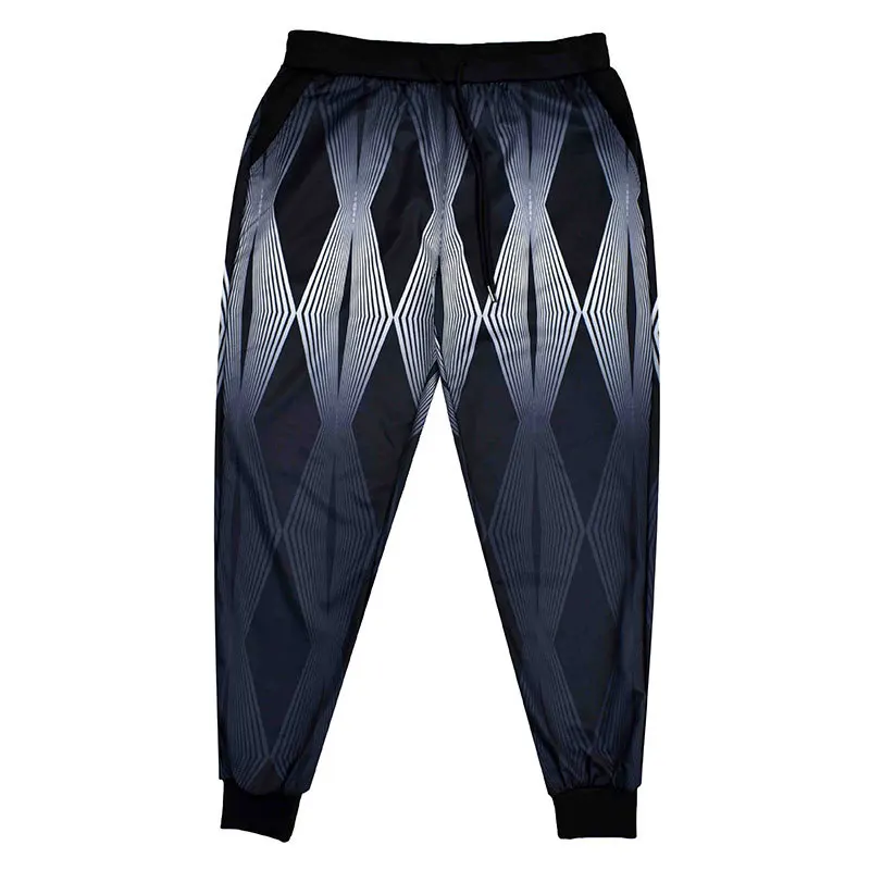

2019 New Fashion Men/Women Casual Sweatpants 3D Printed Twisted lines Sportpants Harajuku Full Length Trousers 7XL