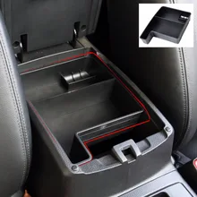 DWCX идеально подходит автомобильный подлокотник коробка вторичный ящик для хранения Подходит для Nissan Rogue X-Trail выделенный черный Высокое качество