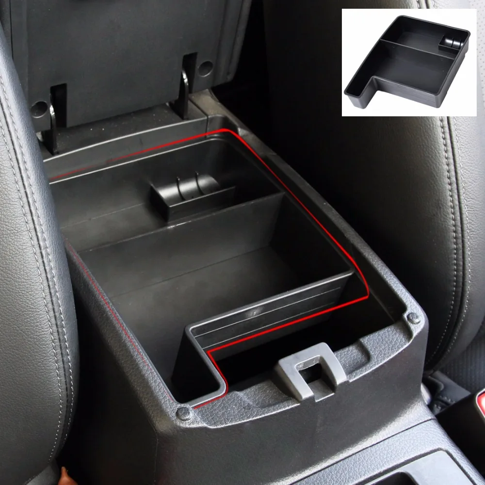 

Free Shipping&Tracking New Car Armrest Box Secondary Storage Box For 2014 2015 Nissan Rogue X-Trail Black High Quality ECA02243