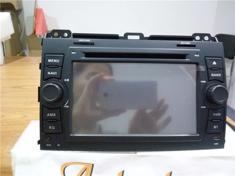 Discount Quad Core Android 5.1 6.0 7.1 Car DVD Player Radio For Land Cruiser Prado 2002-2008 Car Headunit GPS Navigation Stereo Sat Nav 12