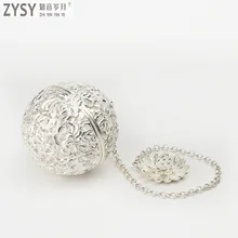 S999 серебряный шар Чай Dip сетчатый фильтр с крюком свободная пряность для чая мяч с веревкой цепи дома кухонные инструменты