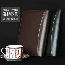 A5/25 K sprial кожаный дневник на молнии для путешествий, офисный ежедневник, ежедневник, записная книжка 1074A