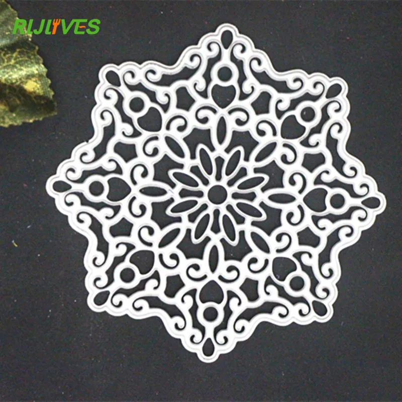 

RLJLIVES Metal Cutting Dies Flower Scrapbook Card Album Paper Craft Decorative Embossing Cutter