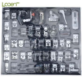 

48 Pcs/set Domestic Sewing Machine Presser Foot Feet Kit Set With Box Sewing Machine Accessories For Women DIY Craft Tools