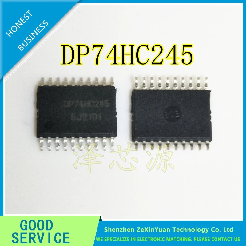 

10 шт./лот DP74HC245 74HC245 TSSOP-20 TRANSCEIVER Новинка