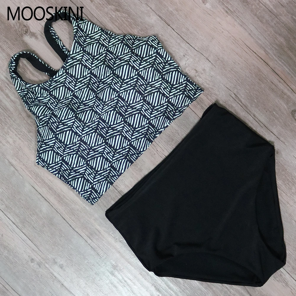

MOOSIKINI 2016 Newest Retro High Neck Bikinis Women Checkered High Waist Brazilian Swimsuit Bathing Suit Sets Sexy Swimwear
