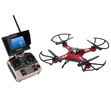 Original JJRC H8D FPV Drone with Camera 2MP RC Helicopter 5.8G LCD Monitor Quadcopter 2.4G Headless Mode One Key Return Toys RTF