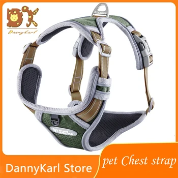 

2020 DannyKarl Pet harnesses Vest Adjustable Dropshipping Dog Accessories Pet Dog Harness Small Large Dogs Padded Reflective