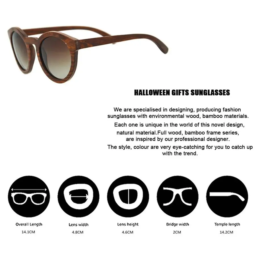 sun glasses wooden