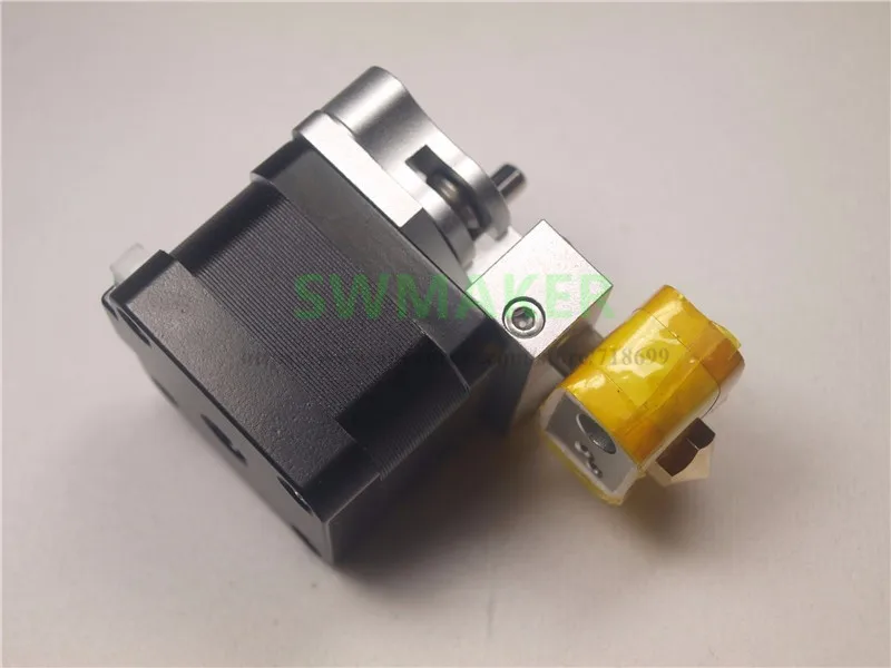 SWMAKER 1 комплект Wanhao i3 3D принтер обновление MK10 с покрытием ПТФЭ Hotend металлический экструдер комплект для Wanhao i3 0,4 мм 1,75 мм