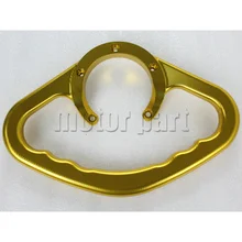 Мотоцикл с ЧПУ Алюминиевый задний пассажирских рукоятка на газовом топливе ручка бака поручень для Yamaha R3 золото