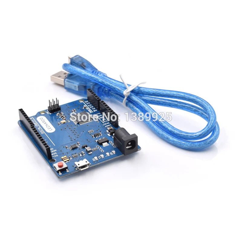 

50set/lot Leonardo R3 development board Board + USB Cable compatible