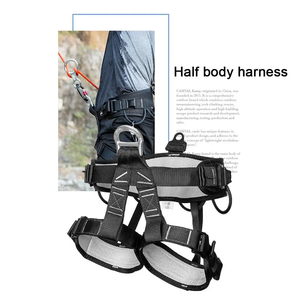 

Climbing Harness Multi Purpose Waist Hip Protection Belt for Mountaineering Fire Control Rescue Rock Climbing Downhill