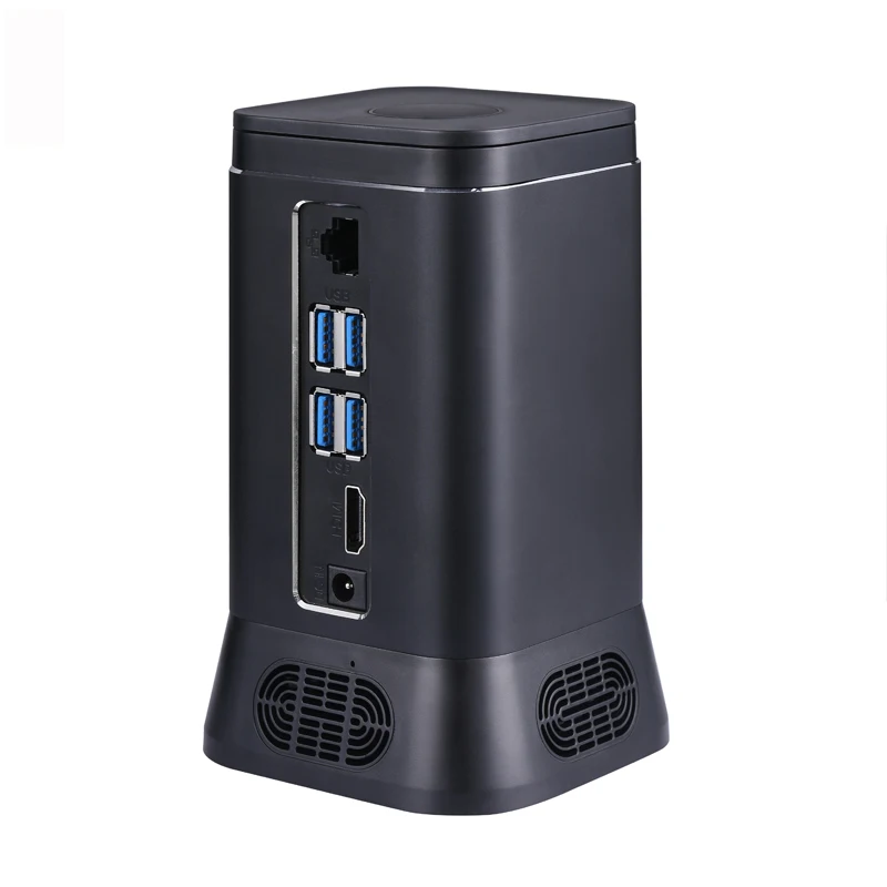 

V6B Fanless Mini PC Computer Host Device 2MP HD Camera Quad Core 4+64G Windows 10 HDMI 4K WiFi Bluetooth