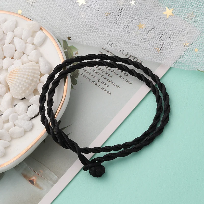 2019 DIY красный черный ручной веревочный ошейник висячий браслет ожерелье кулон