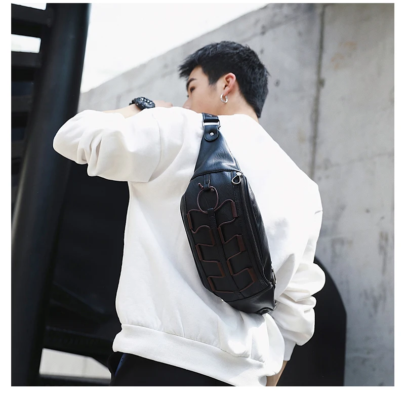 Tidog Корейская версия простой Кортикальный мужская сумка через плечо