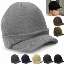 Мужская Женская мешковатая теплая вязаная крючком зимняя вязаная Лыжная Кепка для бейсбола твердая цветная объемная Кепка с черепом s шапка вязаная кепка с козырьком каскетка