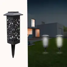 4 шт. для подсветки газона с питанием от солнечной панели садовые светильники для внутреннего двора уличный садовый светильник украшение путь Спайк освещение на солнечных батареях