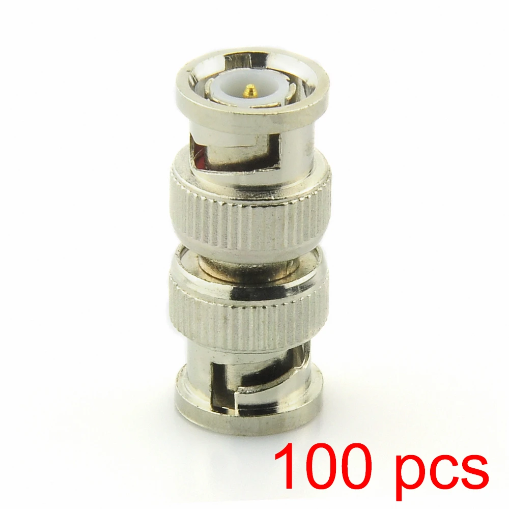 100x BNC to RCA Connector Adapter Converter Cable for CCTV Camera System Lot New