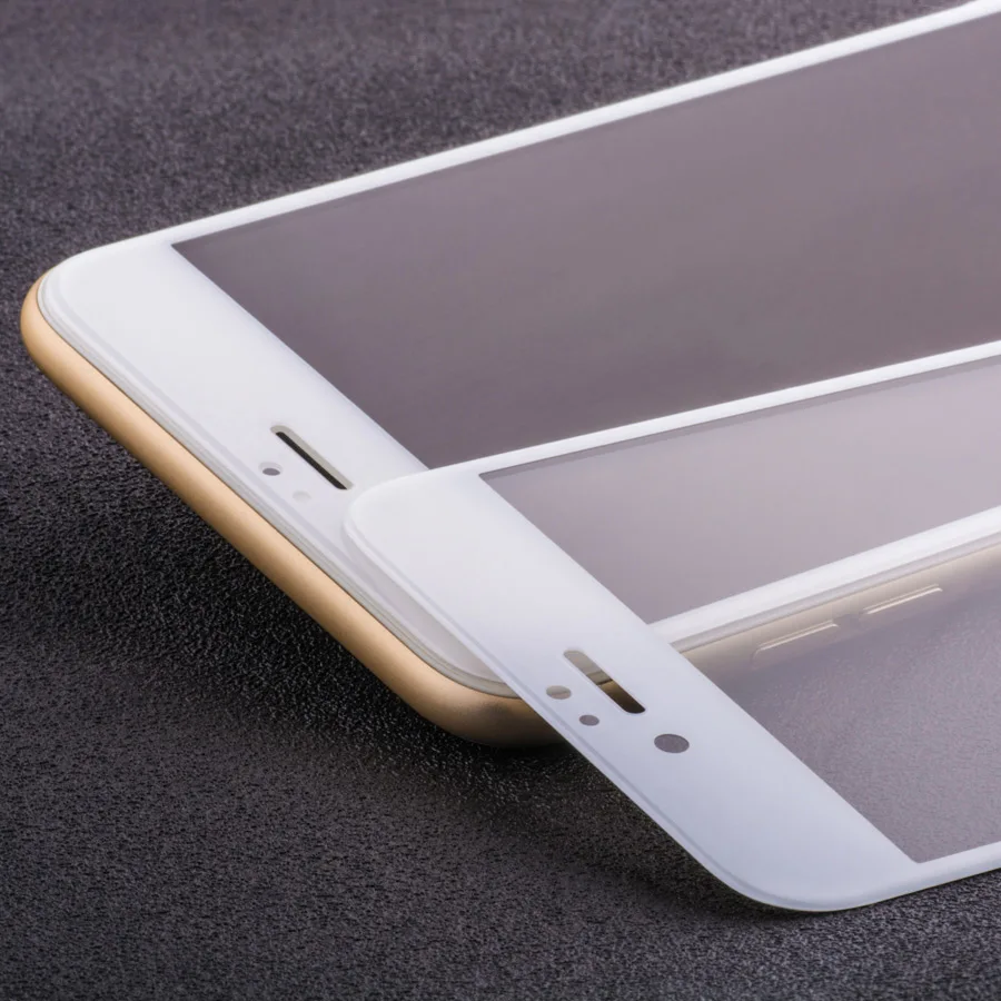 IQD закаленное стекло для iPhone X, 8, 7, 6, 6 S Plus, защита экрана, полное покрытие, высокое разрешение, ультра прозрачная пленка, передняя 4D