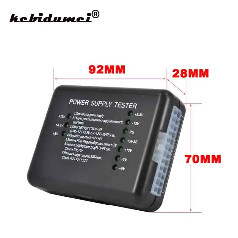 20/24 Контактный блок питания ATX жесткого диска SATA HDD Мощность светодиодный