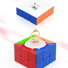 Yuxin Zhisheng Коробка С Сокровищами 3x3x3 куб BaoHe 3x3 профессиональный магический куб без наклеек черный головоломка твист развивающие игрушки