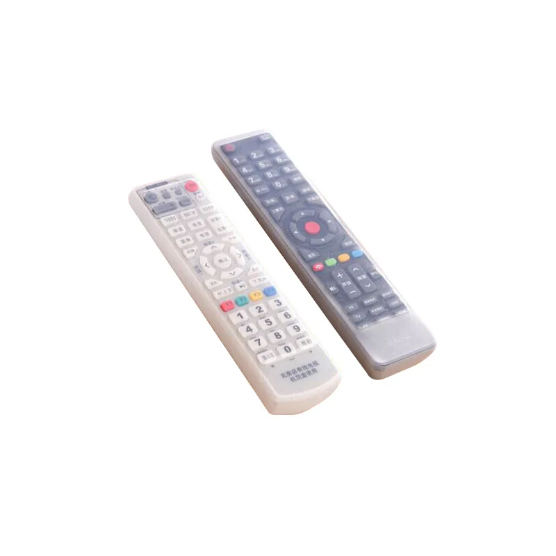 

New 1PC Remote Control Cover Silicone Transparent TV Remote Control Case Air Conditioning Waterproof Dust Protective Storage Bag