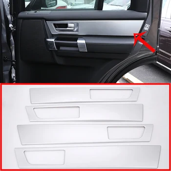 

New Arrivals 4pcs ABS Chrome Sticker 2010-2016 Car Accessories For Land Rover Discovery 4 LR4 Interior Door Handle Panel Trim