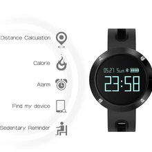 Лидер продаж 0.95 дюйма Круглый сенсорный Экран сердечного ритма Мониторы крови pressuretest IP68 smartband для iOS и Android