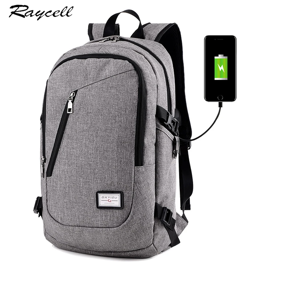 Large Capacity USB charging 15.6inch laptop women backpacks male high