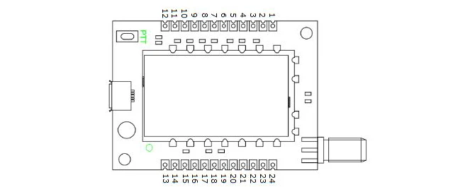 2 шт./лот DMR828-AMBE 2 Вт все-в-одном UHF 400-480 МГц 8 км большой диапазон Высокое качество голоса DMR/аналоговый модуль рации