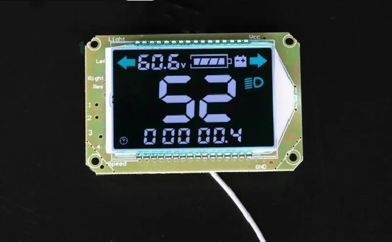 

English version Electric Vehicle LCD Meter Voltmeter Speedometer